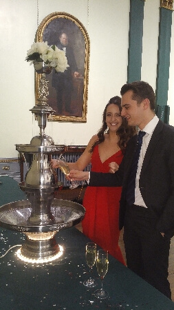 Couple Enjoying Our Drinks Fountain